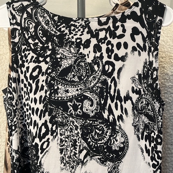 Effortless style by Citiknits Black print dress - Picture 4 of 5